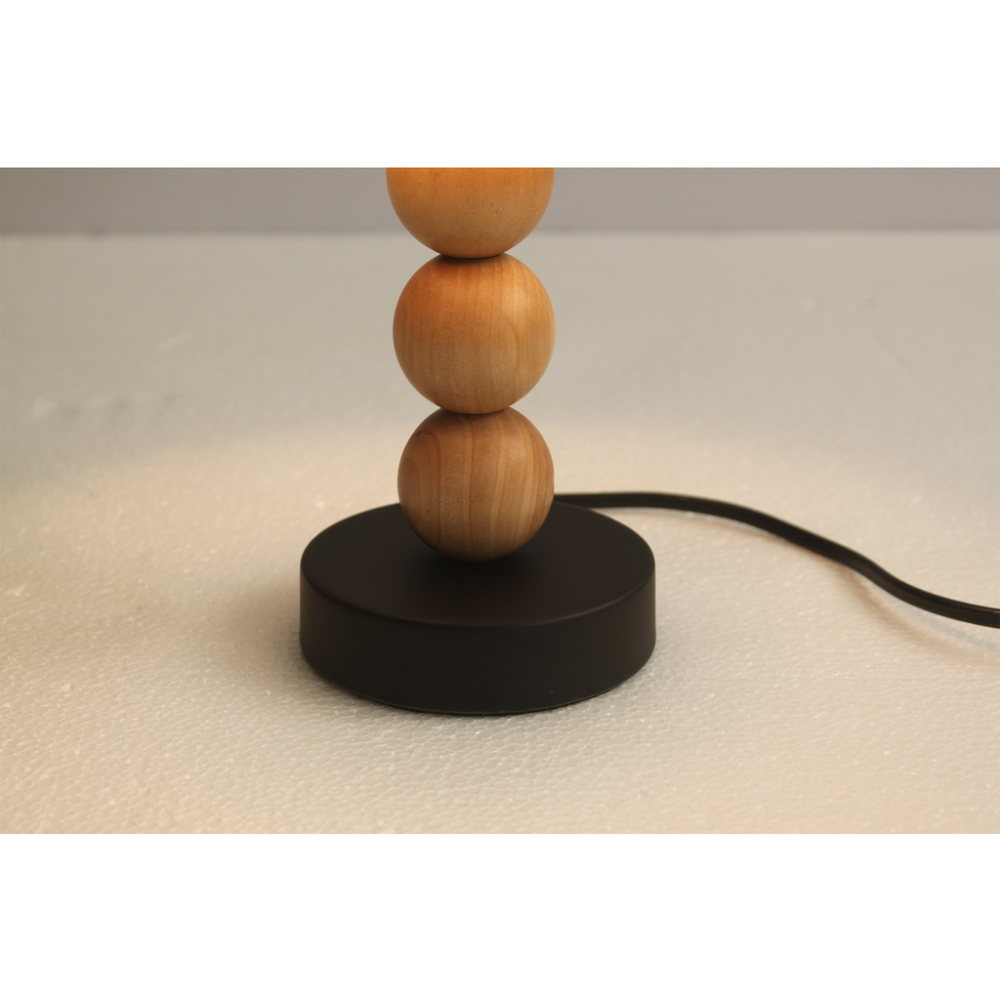 Cara 1 Light Table Lamp Black