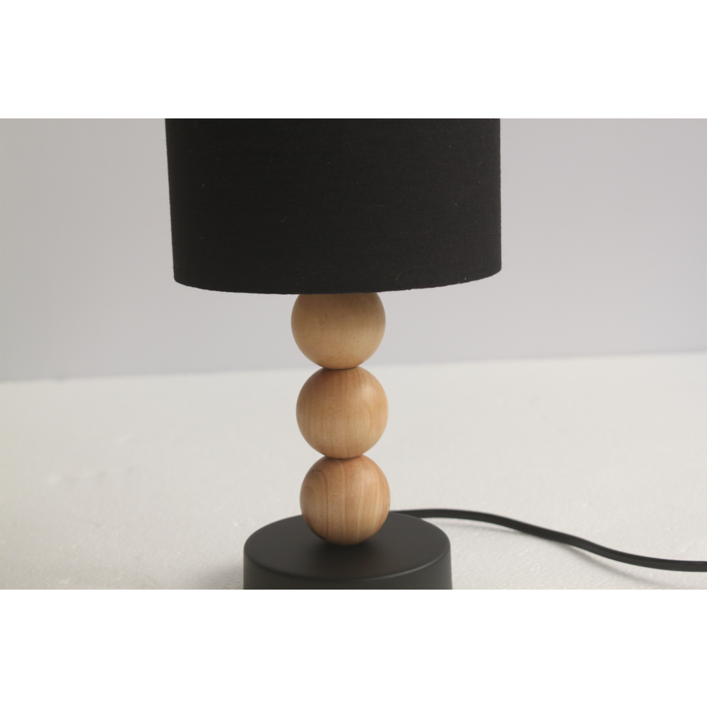 Cara 1 Light Table Lamp Black
