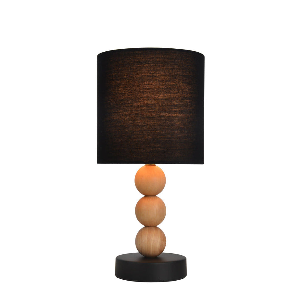 Cara 1 Light Table Lamp Black