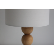 Cara 1 Light Table Lamp White