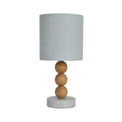 Cara 1 Light Table Lamp White