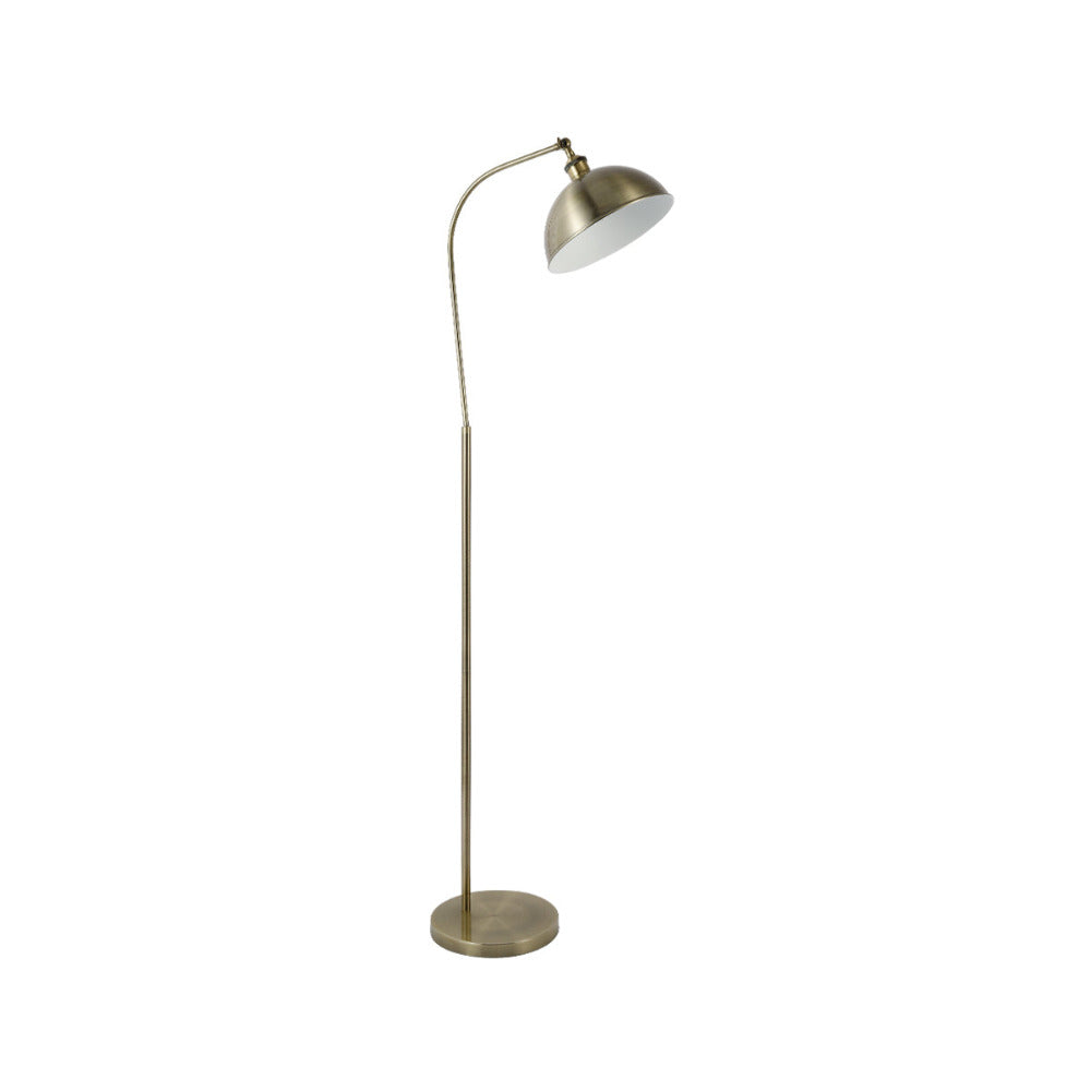 Lenna Floor Lamp - Antique Brass