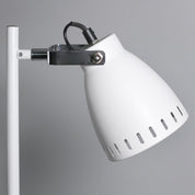 Audrey 1 Light Floor Lamp White
