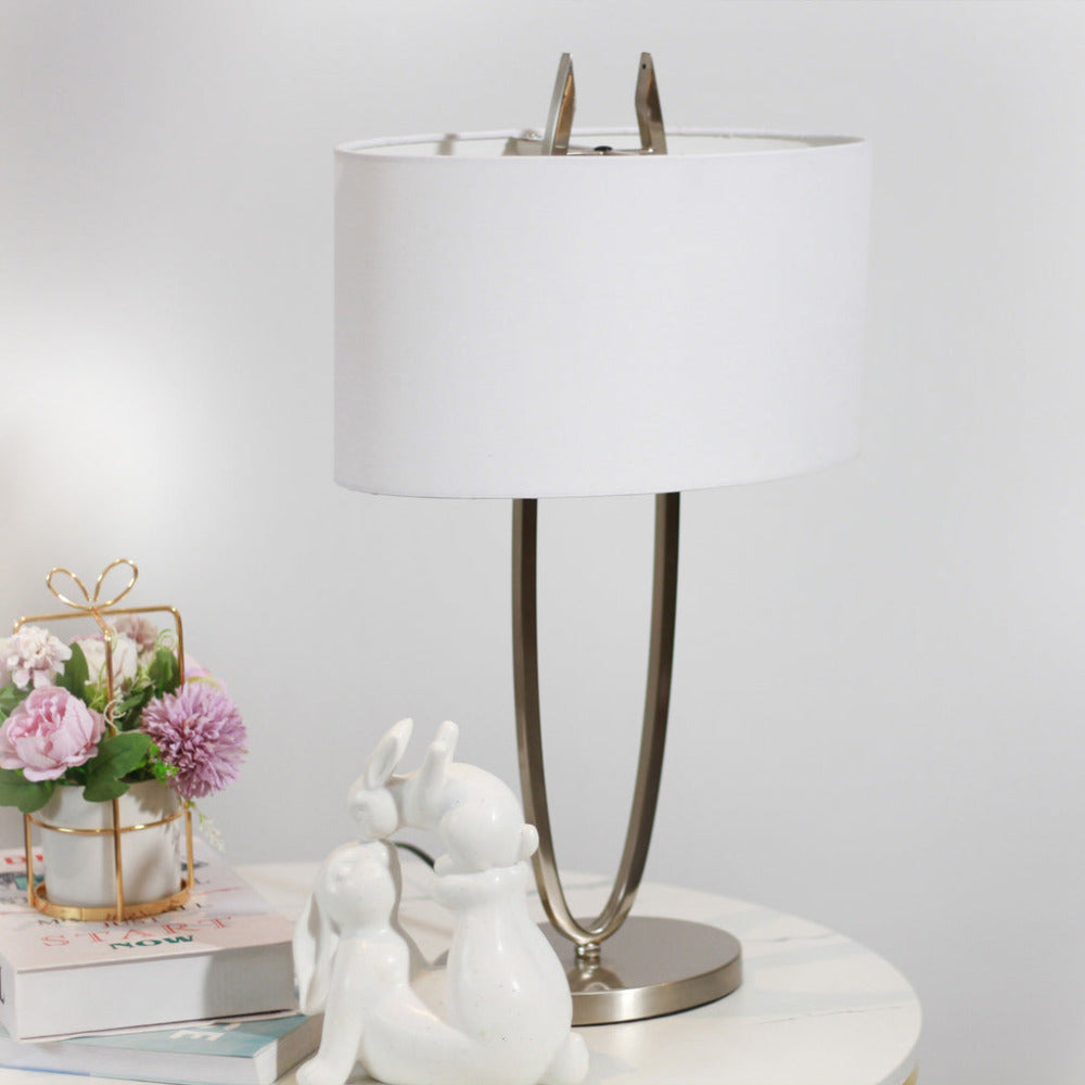 Denise 1 Light Table Lamp Satin Chrome