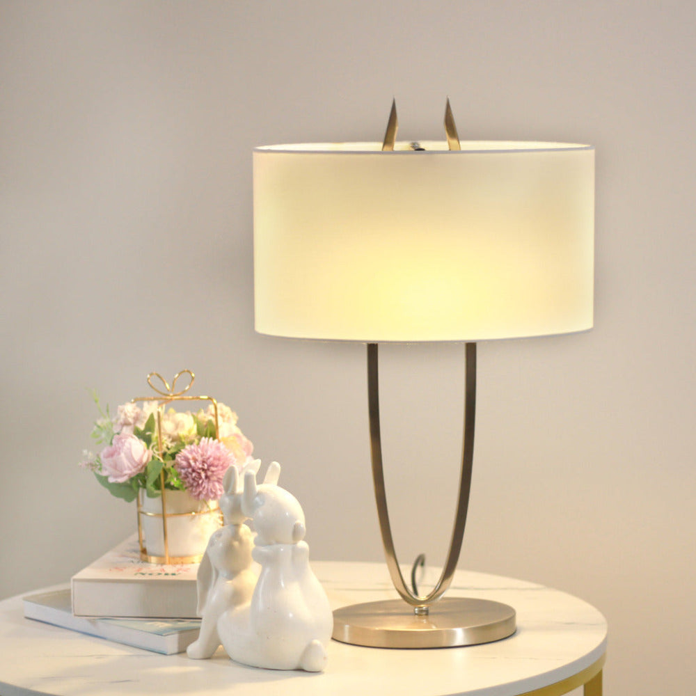 Denise 1 Light Table Lamp Satin Chrome