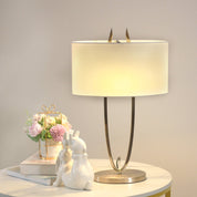 Denise 1 Light Table Lamp Satin Chrome