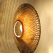 Yvonne 1 Light Table Lamp Black & Natural