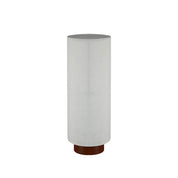 Ailsa 1 Light Linen Table Lamp White