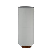 Ailsa 2 Light Linen Floor Lamp White