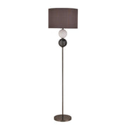 Murano 1 Light Floor Lamp Pewter