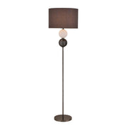 Murano 1 Light Floor Lamp Pewter