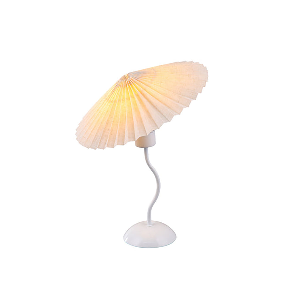 Piairie Table Lamp White Metal
