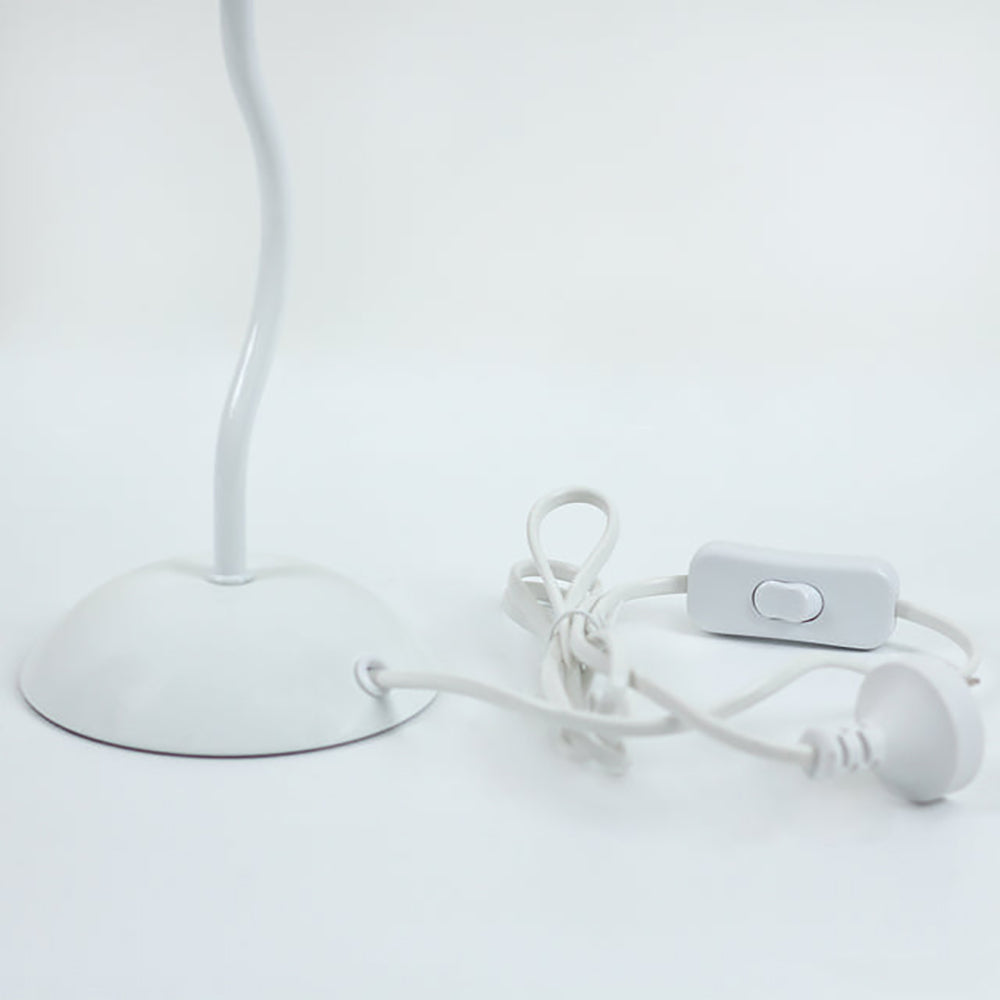 Piairie Table Lamp White Metal