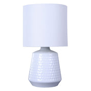 Hyde Table Lamp White Iron