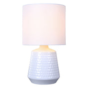 Hyde Table Lamp White Iron