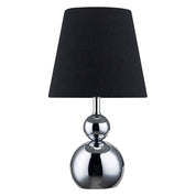 Hulu Set of 2 Table Lamp 2 Lights Black Fabric
