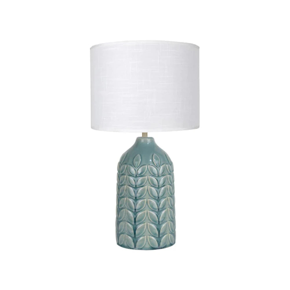 Bloom Table Lamp Blue Ceramic