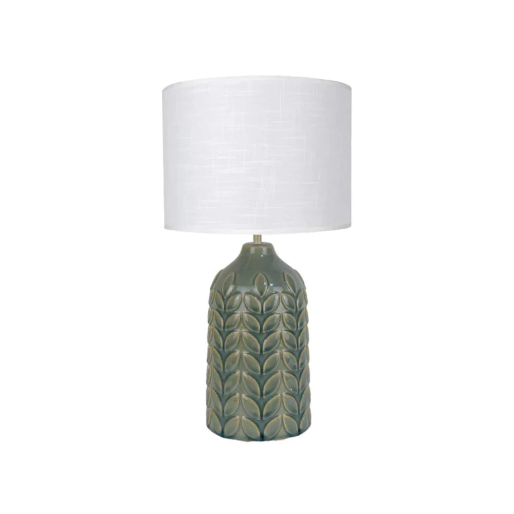 Bloom Table Lamp Green Ceramic