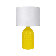 Bloom Table Lamp Yellow Ceramic