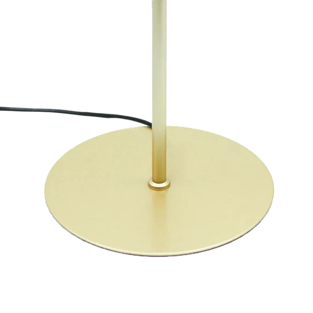 Peck Pleated Floor Lamp White Metal