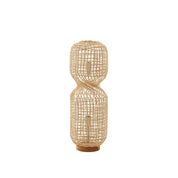 Twirla Small Floor Lamp White & Natural