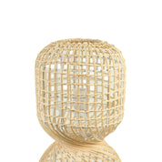 Twirla Small Floor Lamp White & Natural