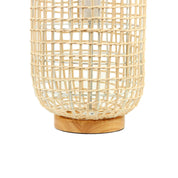 Twirla Small Floor Lamp White & Natural