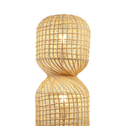 Twirla Small Floor Lamp White & Natural