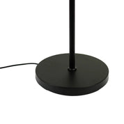 Linea Floor Lamp Matt Black & Linen