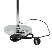 Noemi Table Lamp Matt Chrome & Opal