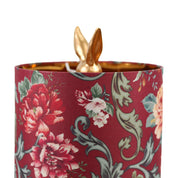 Thistle Rabbit Sitting Table Lamp Red & Gold