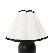 Wilma Touch Table Lamp Matt Black & White