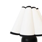 Wilma Touch Table Lamp Matt Black & White