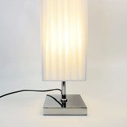 Shadea Floor Lamp Chrome & White