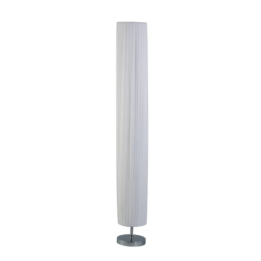 Eclara Floor Lamp Chrome & White
