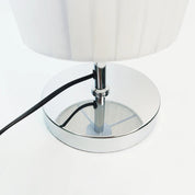 Eclara Floor Lamp Chrome & White