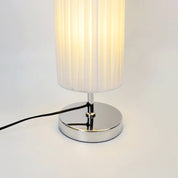 Eclara Floor Lamp Chrome & White