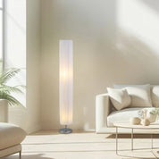 Eclara Floor Lamp Chrome & White