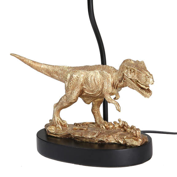 T-Rex Triumph Table Lamp Gold & Natural