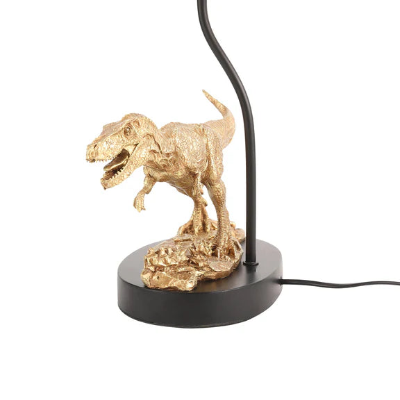 T-Rex Triumph Table Lamp Gold & Natural