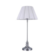 Giselle Table Lamp Chrome & White