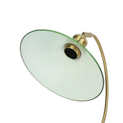 Gemma Table Lamp Green & Brass