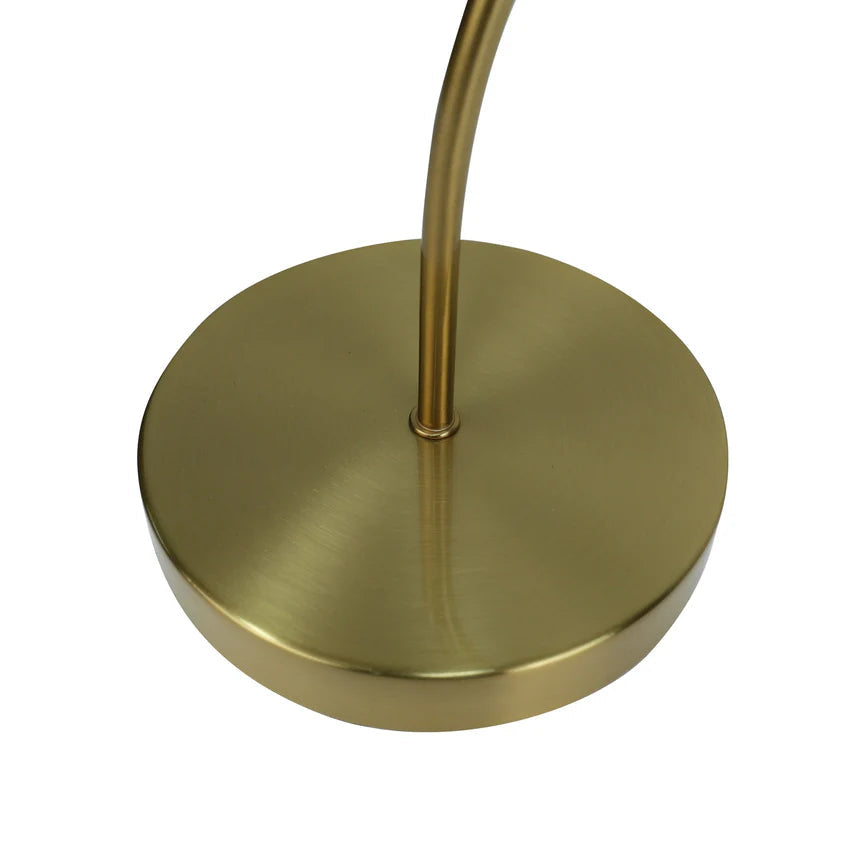 Gemma Table Lamp Green & Brass