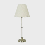 Lottie Table Lamp Antique Brass & Linen