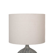 Zaya Table Lamp Blue & Linen