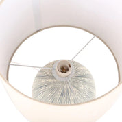 Zaya Table Lamp Blue & Linen
