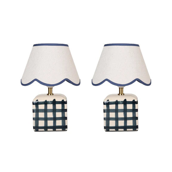 Romy Set of 2 Table Lamp Blue