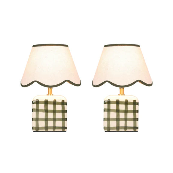 Romy Set of 2 Table Lamp Green