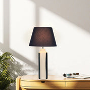 Asha Table Lamp Cream & Blue
