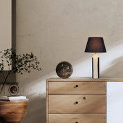 Asha Table Lamp Cream & Blue
